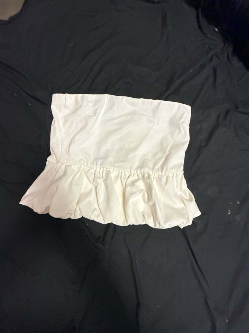 Fashion Nova Addison Bubble Hem Top